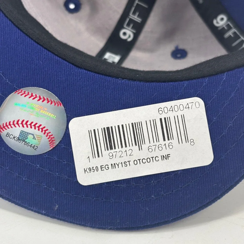 New Era Los Angeles Dodgers Hat Infant Royal Blue 9FIFTY MLB NWT Adjustable Cap